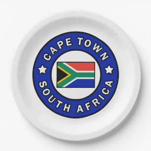 Kapstadt Südafrika Pappteller