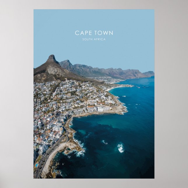 Kapstadt, Südafrika Poster (Vorne)