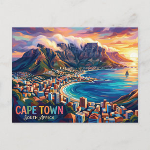 Kapstadt Südafrika Postkarte