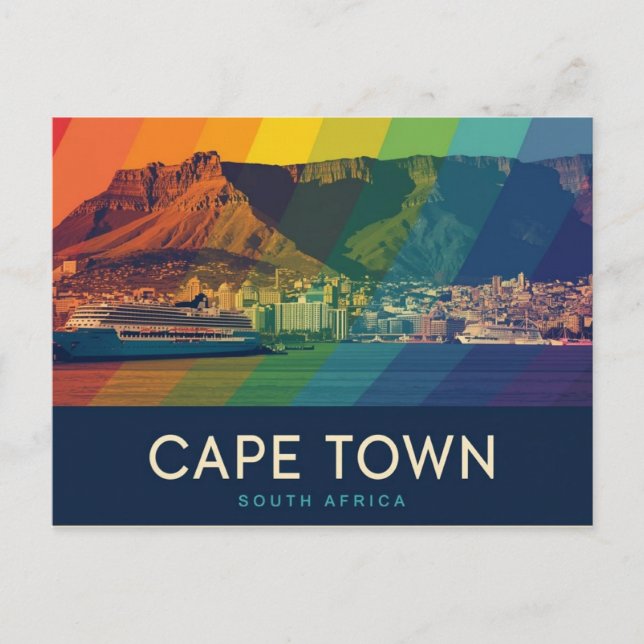 Kapstadt Südafrika Postkarte (Vorderseite)