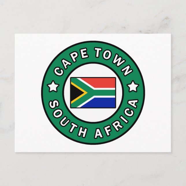 Kapstadt Südafrika Postkarte (Vorderseite)