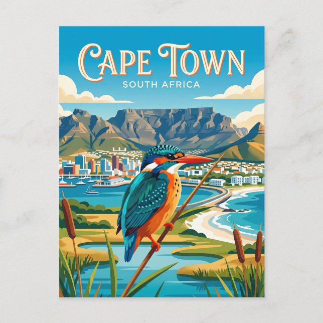 Kapstadt Südafrika Postkarte (Vorderseite)