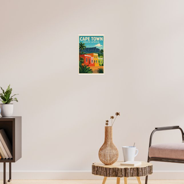 Kapstadt, Südafrika-Reiseplakat, Poster (Wohnzimmer 3)