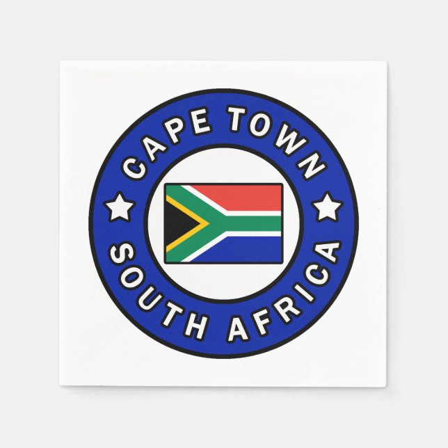 Kapstadt Südafrika Serviette (Vorderseite)