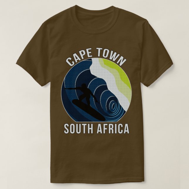 Kapstadt Südafrika T-Shirt (Design vorne)