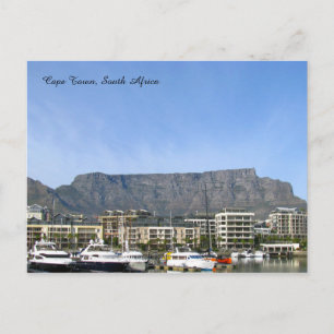 Kapstadt, Südafrika (Tafelberg) Postkarte