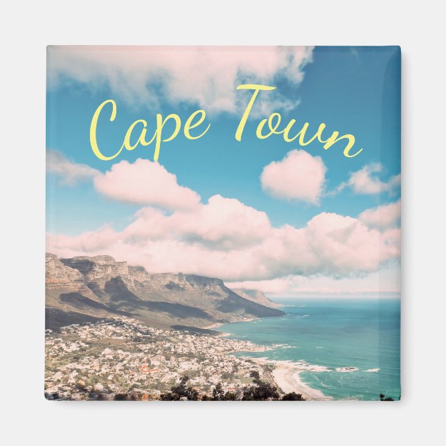 Kapstadt Südafrika Tafelberge Magnet (Vorne)