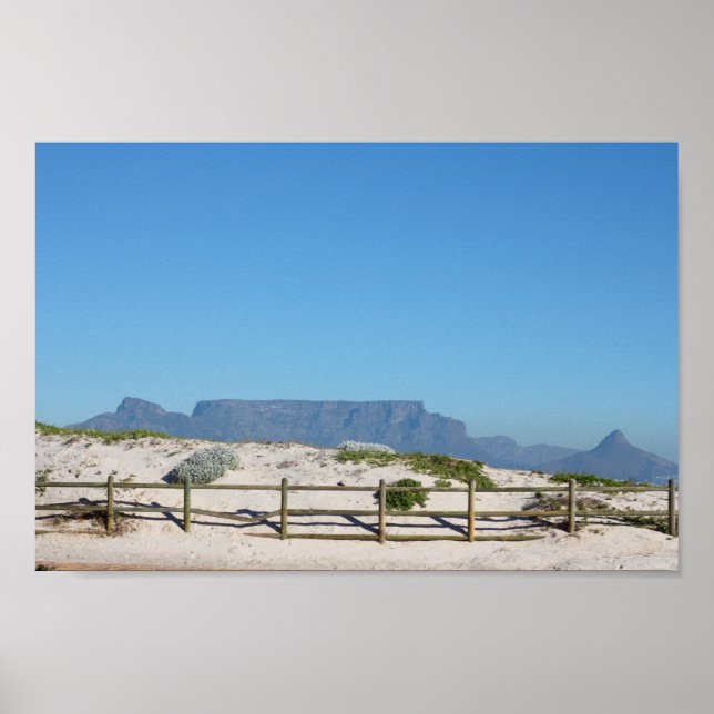 Kapstadt Tafelberg Blouberg Südafrika Poster (Vorne)