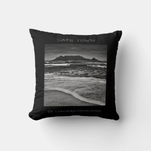 Kapstadt Tafelberg Ozeanwellen Strand Kissen