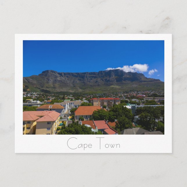 Kapstadt Tafelberg Südafrika Postkarte (Vorderseite)