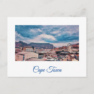 Kapstadt-Tafelberg-Waterfront-Stadtbild Postkarte