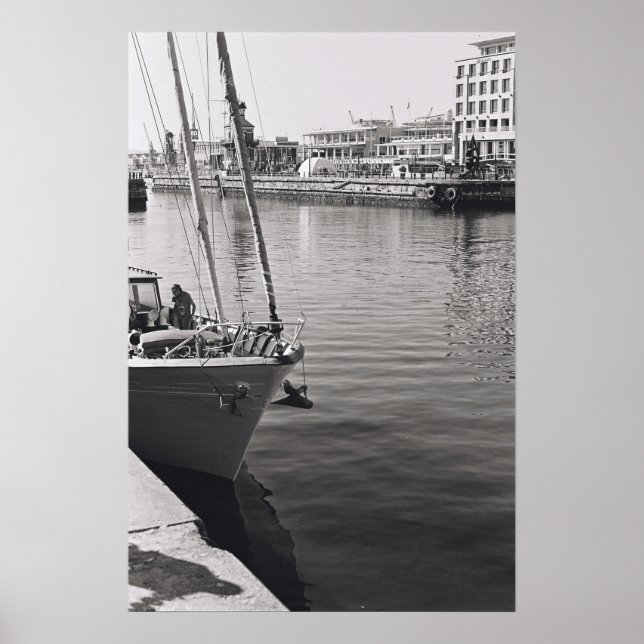 Kapstadt Wasserfront Hafen Kodak Filmplakat Poster (Vorne)