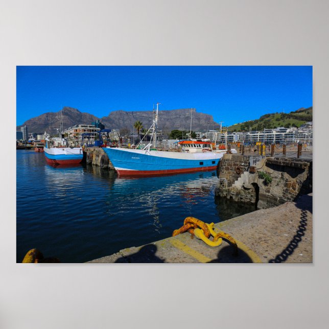Kapstadt Wasserfront Südafrika SA Architektur Poster (Vorne)