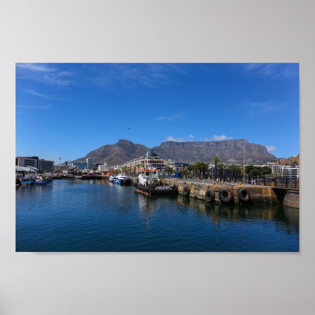 Kapstadt Wasserfront Südafrika SA Architektur Poster (Vorne)
