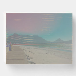 Kapstädter Tafelberg ZA Südafrika Holzbo Holzkisten Schild
