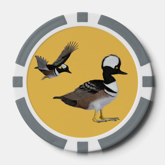 Kaputte Merganser Poker Chips (Vorderseite)