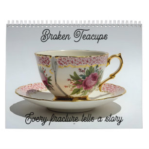 kaputte Tasse inspirativer Kalender für psychische