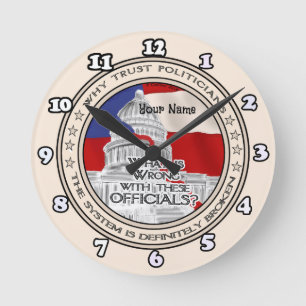 Kaputte Uhr des politischen Systems