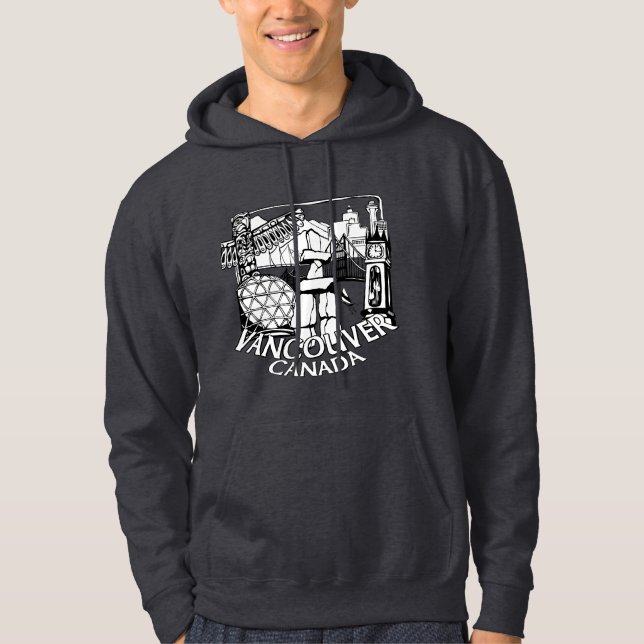 Kapuzenpullis Vancouver-Andenkenhoodie-Vancouvers Hoodie (Vorderseite)
