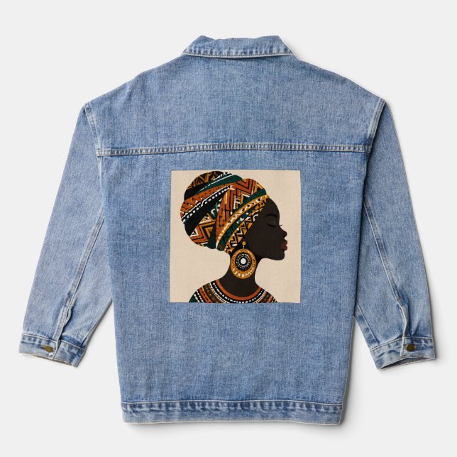 Kapuzenpullover  jeansjacke (Rückseite)