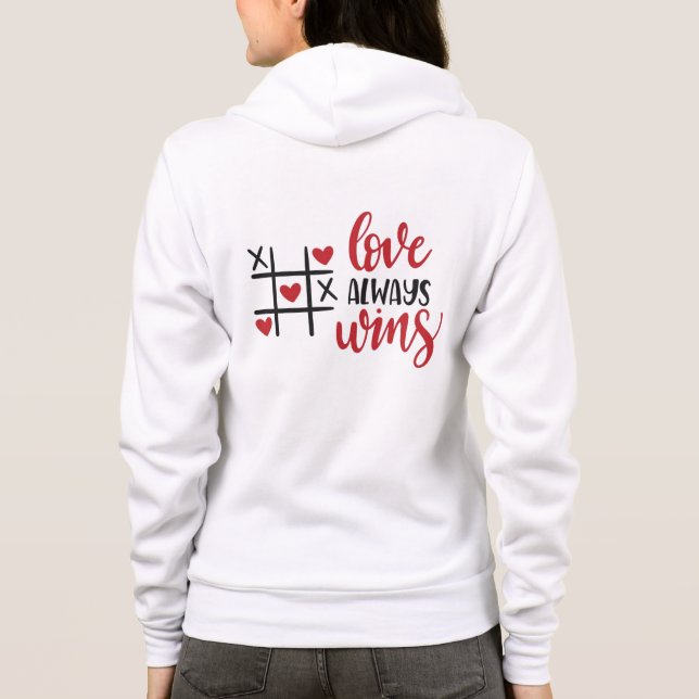 Kapuzenpullover Liebes Saison Hoodie (Rückseite)
