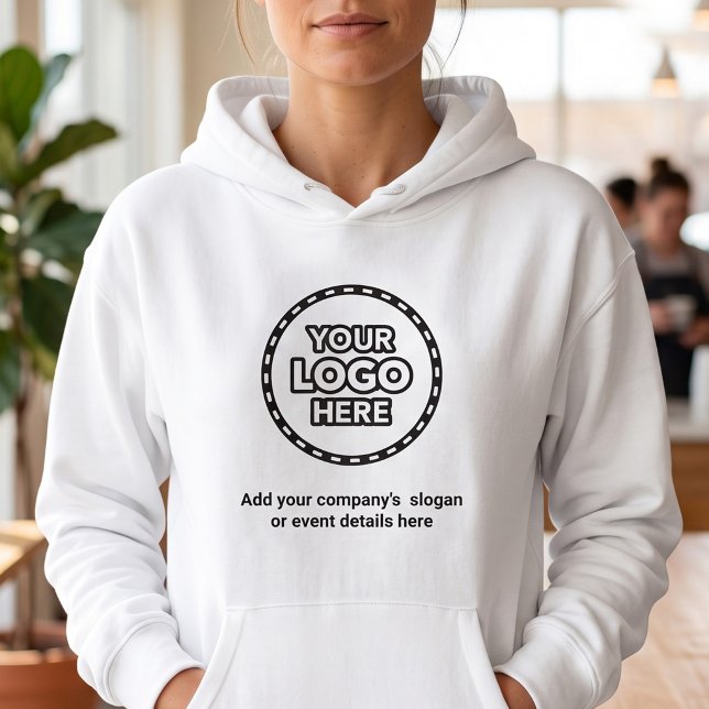 Kapuzenpullover mit Firmenlogo und Motto oder Vera Hoodie (Von Creator hochgeladen)