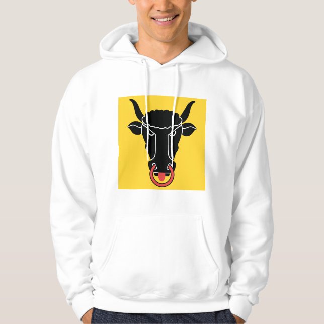 Kapuzenpullover mit Flagge des Kantons Uri, Schwei Hoodie (Vorderseite)