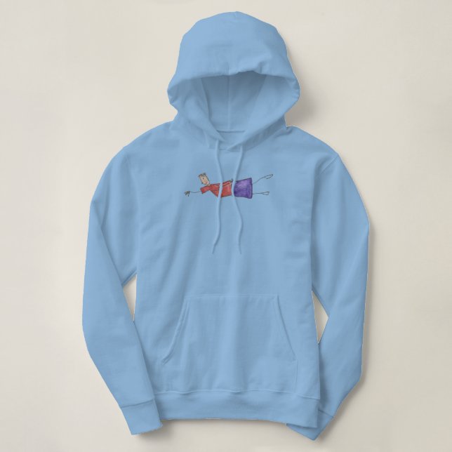 Kapuzenpullover mit Flying Joanna Hoodie (Design vorne)