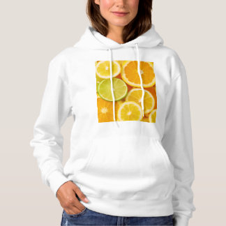 Kapuzenpullover mit frischen Zitrusfrüchten - Zitr Hoodie