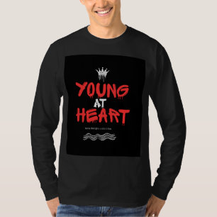 Kapuzenpullover "Young at Heart" – Zeitloser jugen T-Shirt