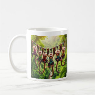 Kapuzineraffe auf Canoper Tour Kaffeetasse