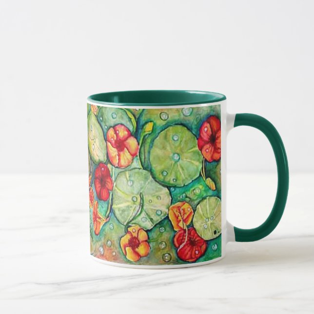"Kapuzinerkäse-Fantasie " Tasse (Rechts)