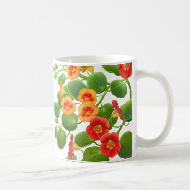 Kapuzinerkäse-Rebe-Kaffee-Tasse Kaffeetasse (Rechts)