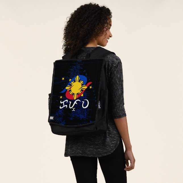 Kapwa (Baybayin script) Rucksack (Ausgewaschen)