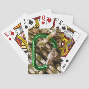 Karabiner und Klettersteig Spielkarten