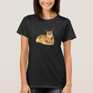 Karacal Katze Zerrissenes T-Shirt Katzenhemd Für K