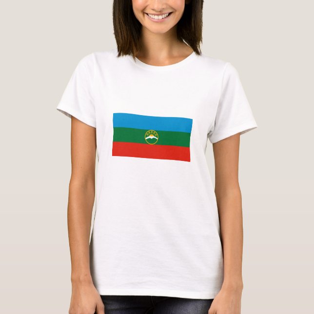 Karachay Cherkessia Flag T-Shirt (Vorderseite)