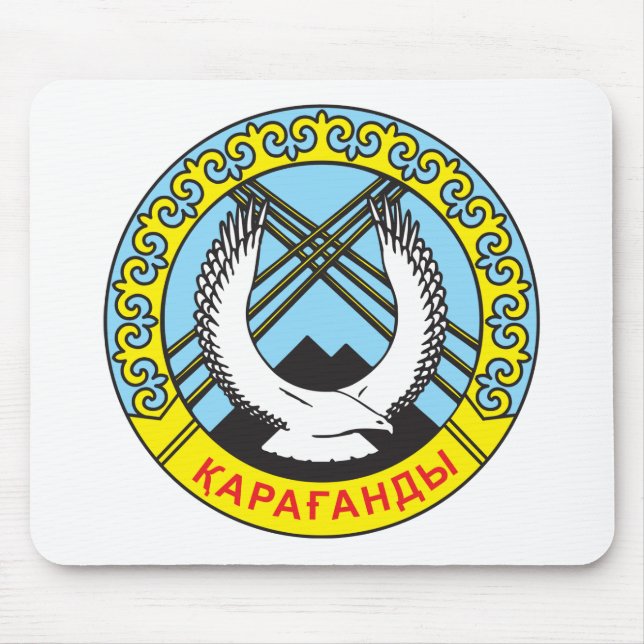 Karaganda Wappen Mousepad (Vorne)