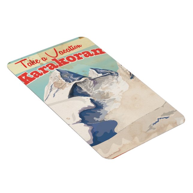 Karakoram Vintages Urlaubspaket Magnet (Rechte Seite)