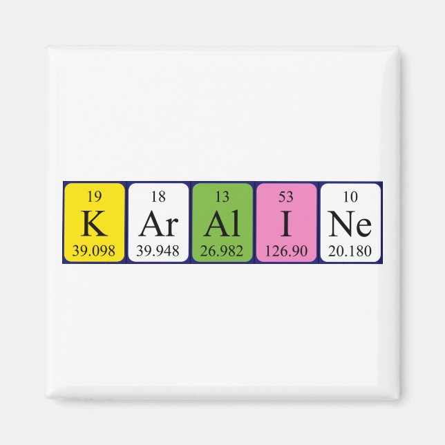 Karaline Periodenmagnet Magnet (Vorne)