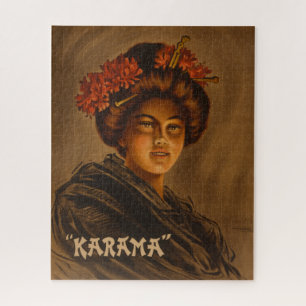 Karama Japanische Geisha Oiran Mädchen Kurtisane