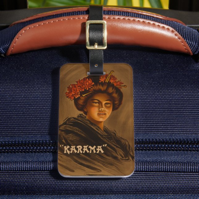 Karama: Japanische Romance Geisha-Schauspielerin Gepäckanhänger (Vorderseite Insitu 2)