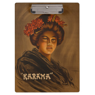 Karama: Japanische Romance Geisha-Schauspielerin Klemmbrett