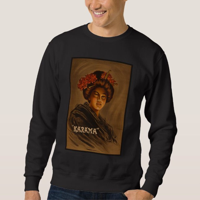 Karama: Japanische Romance Geisha-Schauspielerin Sweatshirt (Vorderseite)