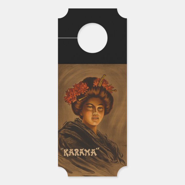 Karama: Japanische Romance Geisha-Schauspielerin Türanhänger (Vorderseite)