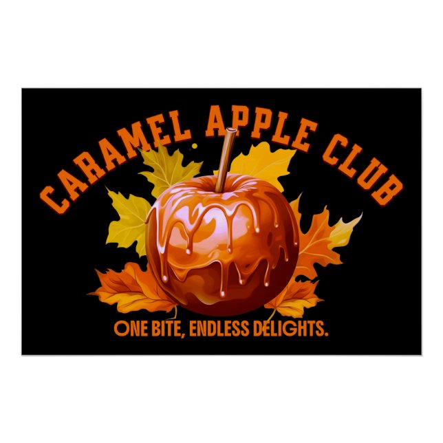 Karamell Apfel Club Poster (Vorderseite)
