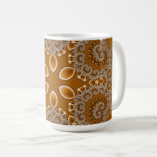 Karamell-Fraktal-Spitze Kaffeetasse