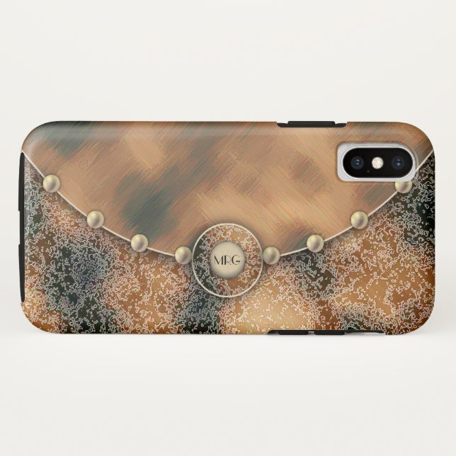 Karamell und Schokolade Braun Case-Mate iPhone Hülle (Rückseite (Horizontal))