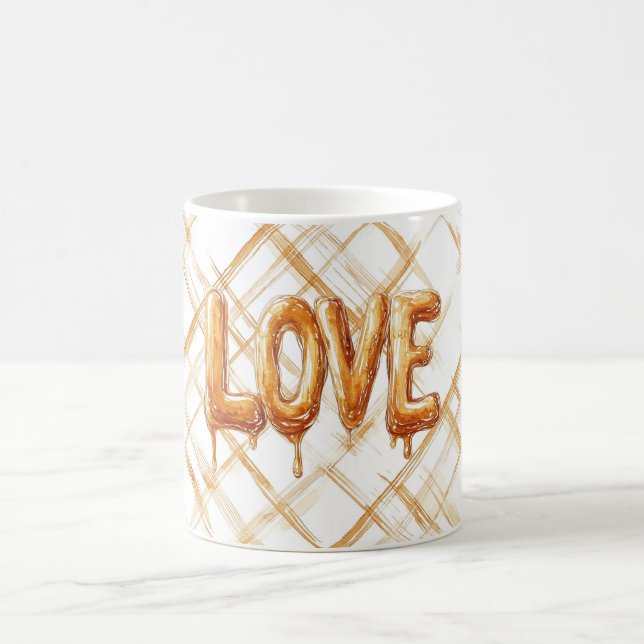 Karamellbonbon Liebe Kaffeetasse (Mittel)