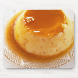 Karamellcreme-Pudding mit Karamell Mousepad
